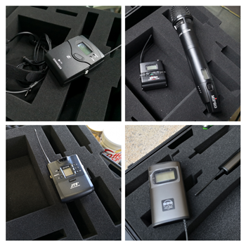常用话筒腰包头戴 专用收纳箱（PP-3A/33A) 